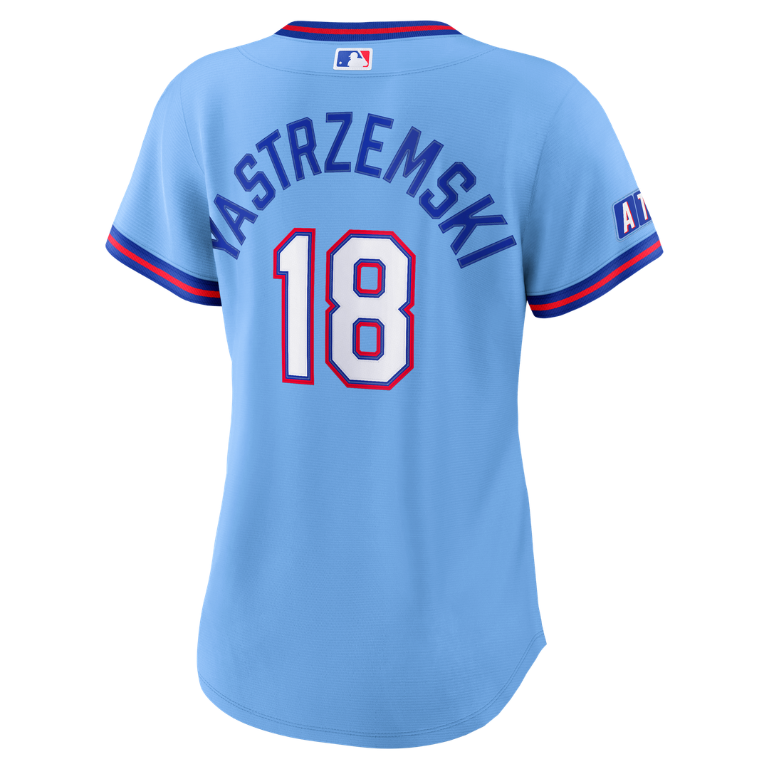 Mike Yastrzemski Atlanta Braves Nike Women's 2026 City Connect Stadium Jersey - Powder Blue Official MLB Team Apparel Baseball Fan Gear