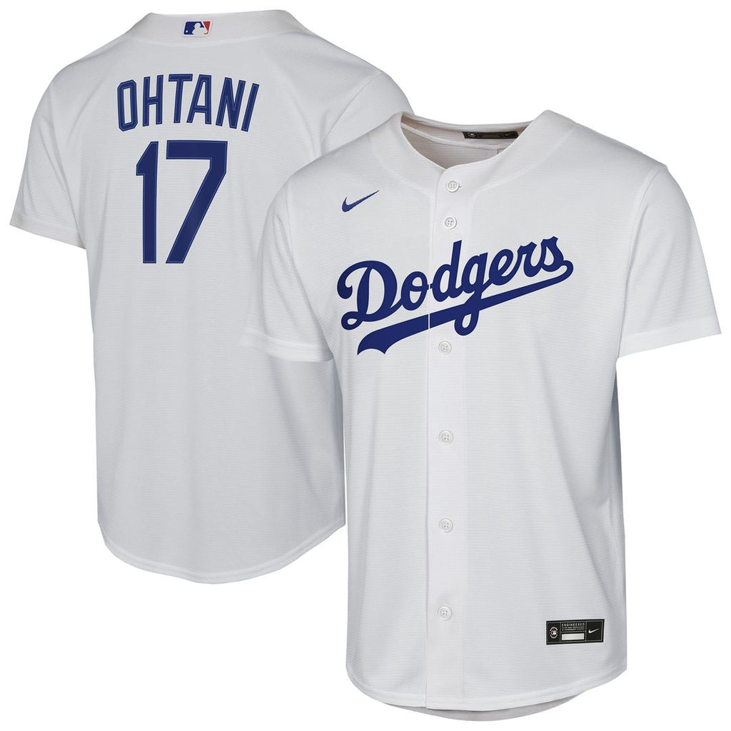 Shohei Ohtani Los Angeles Dodgers Nike Youth Home Replica Player Jersey - White Official MLB Team Apparel Baseball Fan Gear