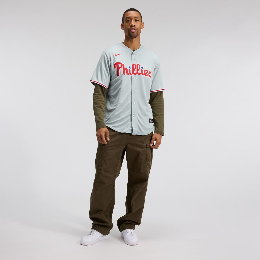 Bryce Harper Philadelphia Phillies Nike Road Replica Jersey - Gray Official MLB Team Apparel Baseball Fan Gear
