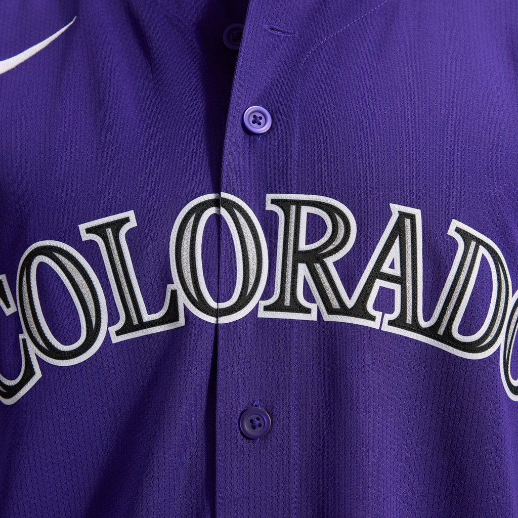 Colorado Rockies Nike Alternate Limited Jersey - Purple Official MLB Team Apparel Baseball Fan Gear