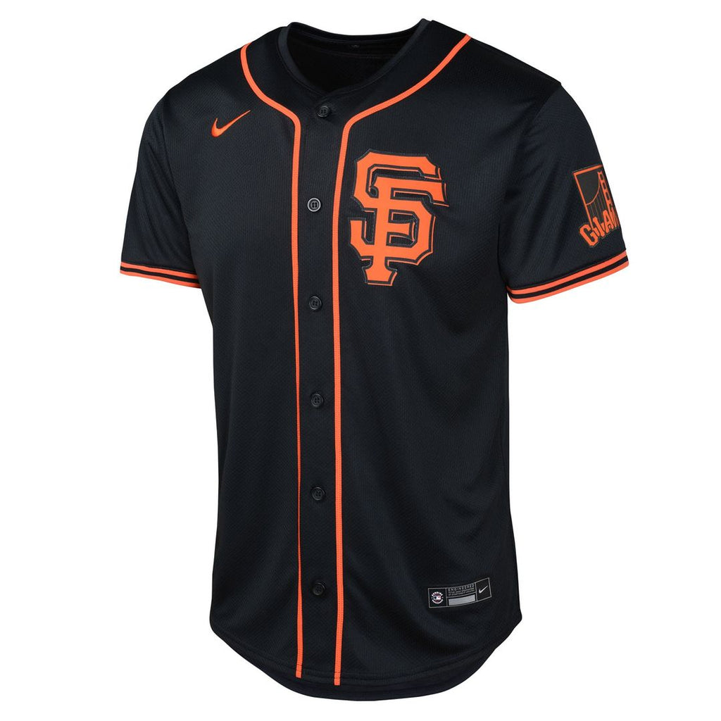Rafael Devers San Francisco Giants Nike Youth Limited Jersey - Black Official MLB Team Apparel Baseball Fan Gear