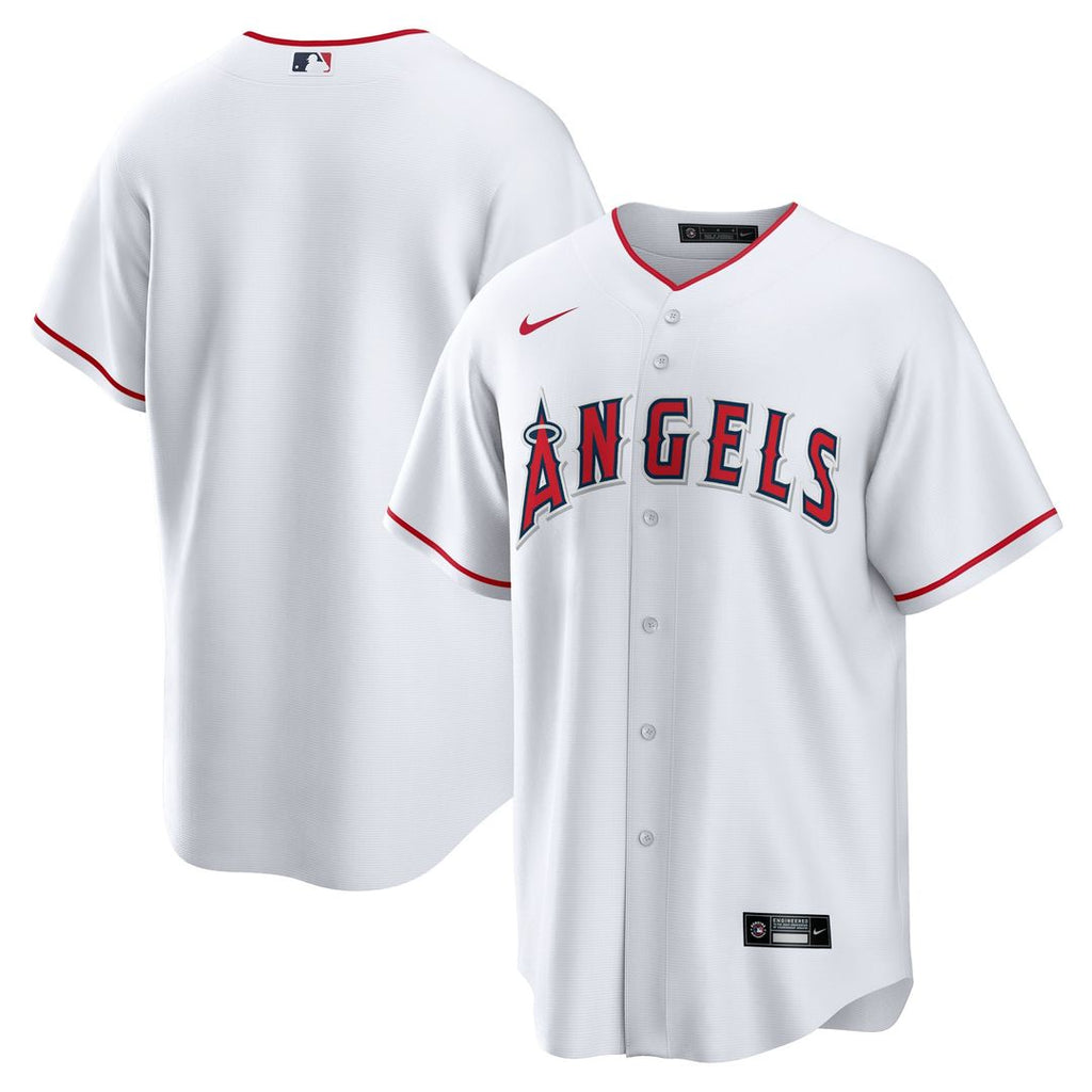 Los Angeles Angels Nike Home Blank Replica Jersey - White Official MLB Team Apparel Baseball Fan Gear