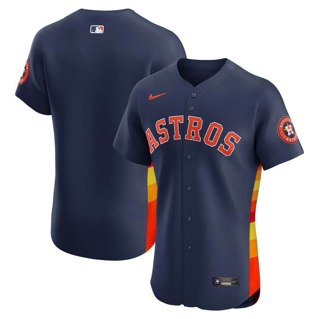 Houston Astros Nike Alternate 2 Elite Jersey - Navy Official MLB Team Apparel Baseball Fan Gear