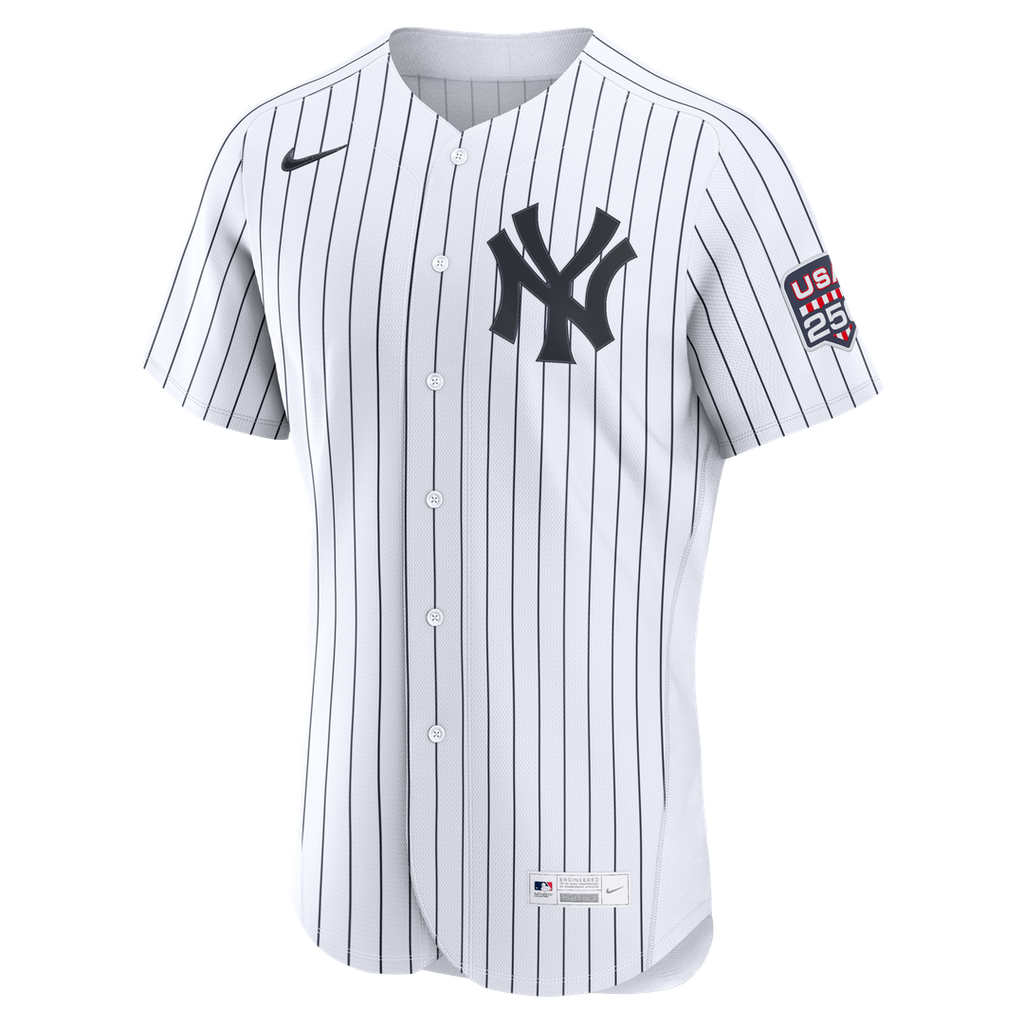Aaron Judge New York Yankees Nike USA 250 Fourth of July Home Authentic Jersey - White Official MLB Team Apparel Baseball Fan Gear