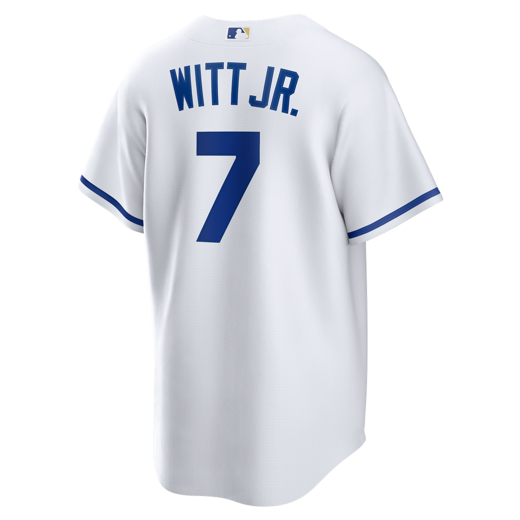 Bobby Witt Jr. Kansas City Royals Nike Home Replica Player Jersey - White Official MLB Team Apparel Baseball Fan Gear
