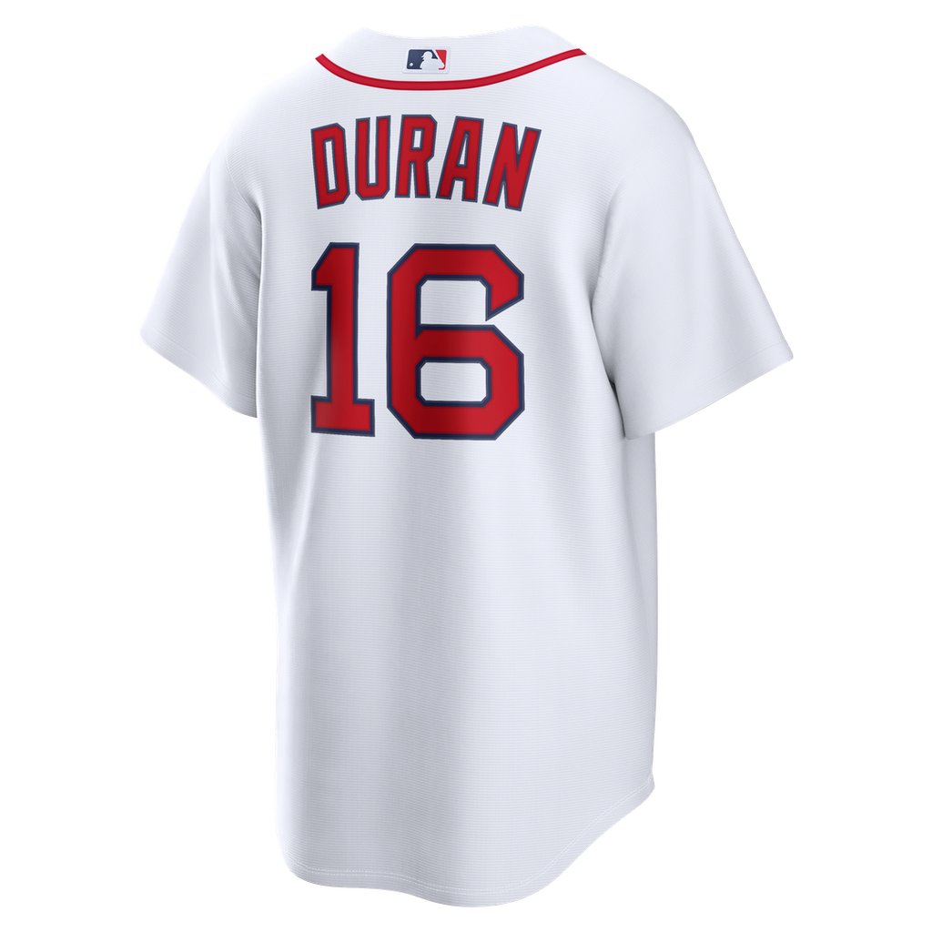 Jarren Duran Boston Red Sox Nike Home Replica Jersey - White Official MLB Team Apparel Baseball Fan Gear