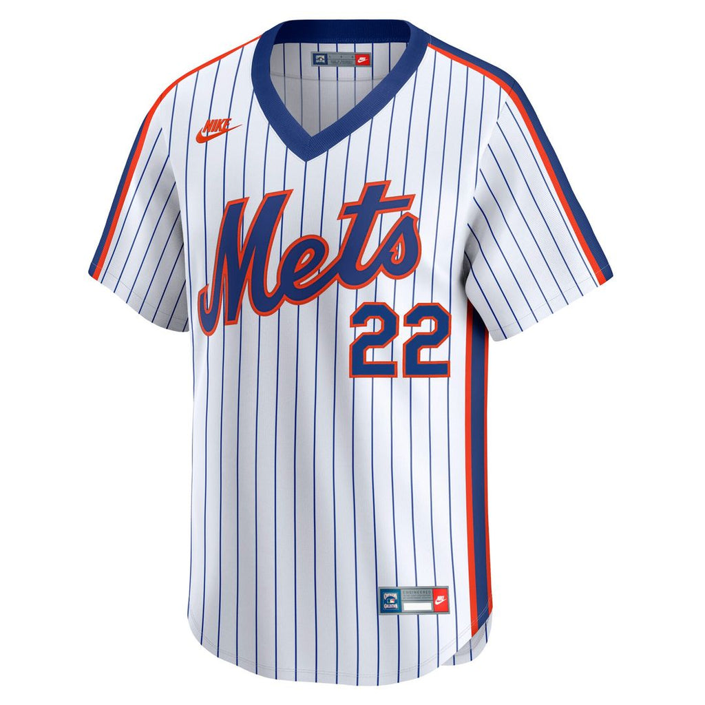 Juan Soto New York Mets Nike Cooperstown Collection Limited 40th Anniversary Jersey - White Official MLB Team Apparel Baseball Fan Gear