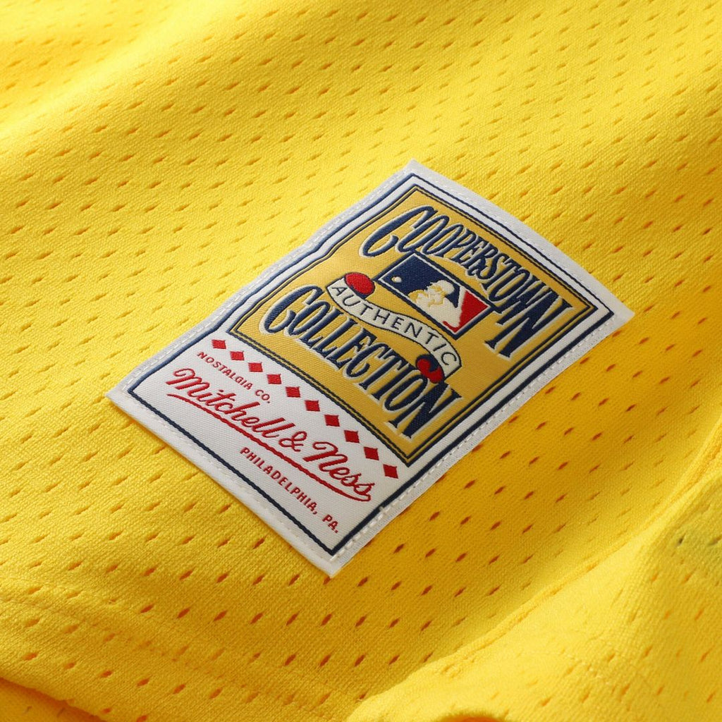 Mark McGwire Athletics Mitchell & Ness Authentic Batting Practice Jersey - Gold Official MLB Team Apparel Baseball Fan Gear