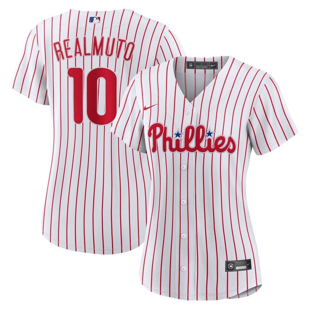 J.T. Realmuto Philadelphia Phillies Nike Women's Home Replica Jersey - White Official MLB Team Apparel Baseball Fan Gear