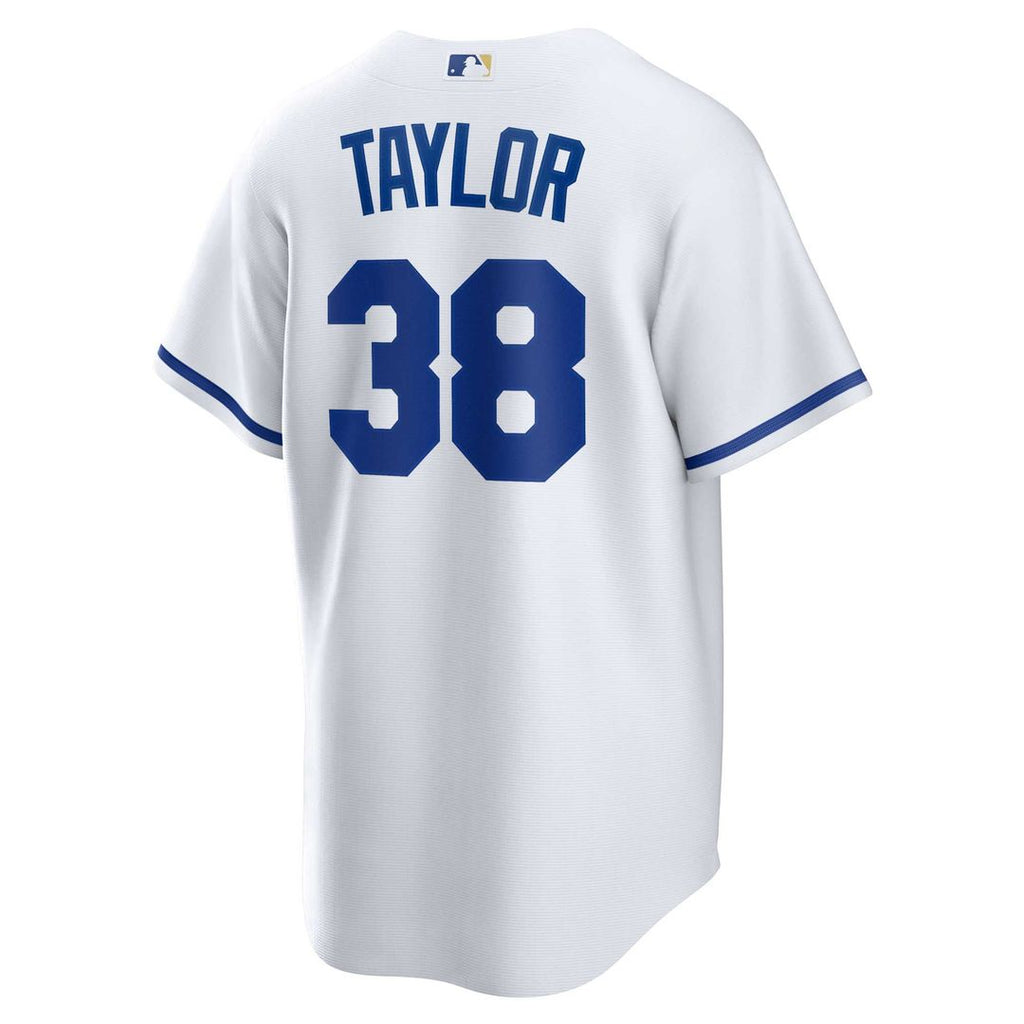 Josh Taylor Kansas City Royals Nike Home Replica Player Jersey - White Official MLB Team Apparel Baseball Fan Gear