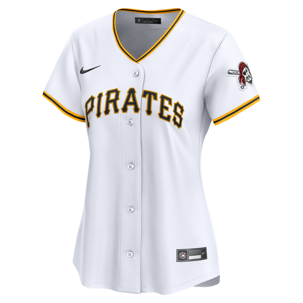 Pittsburgh Pirates Nike Women's Home Limited Jersey - White Official MLB Team Apparel Baseball Fan Gear