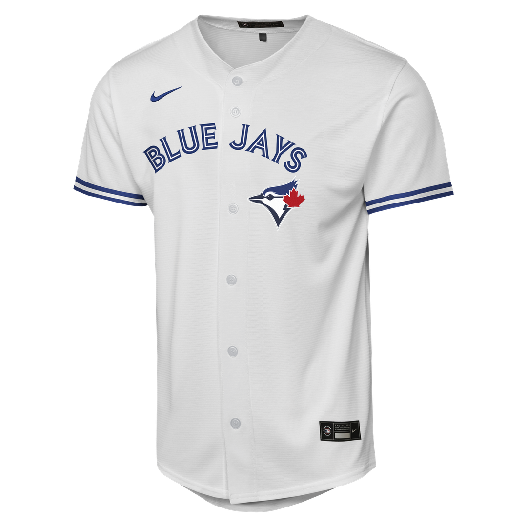 Trey Yesavage Toronto Blue Jays Nike Youth Home Baseline Jersey - White Official MLB Team Apparel Baseball Fan Gear
