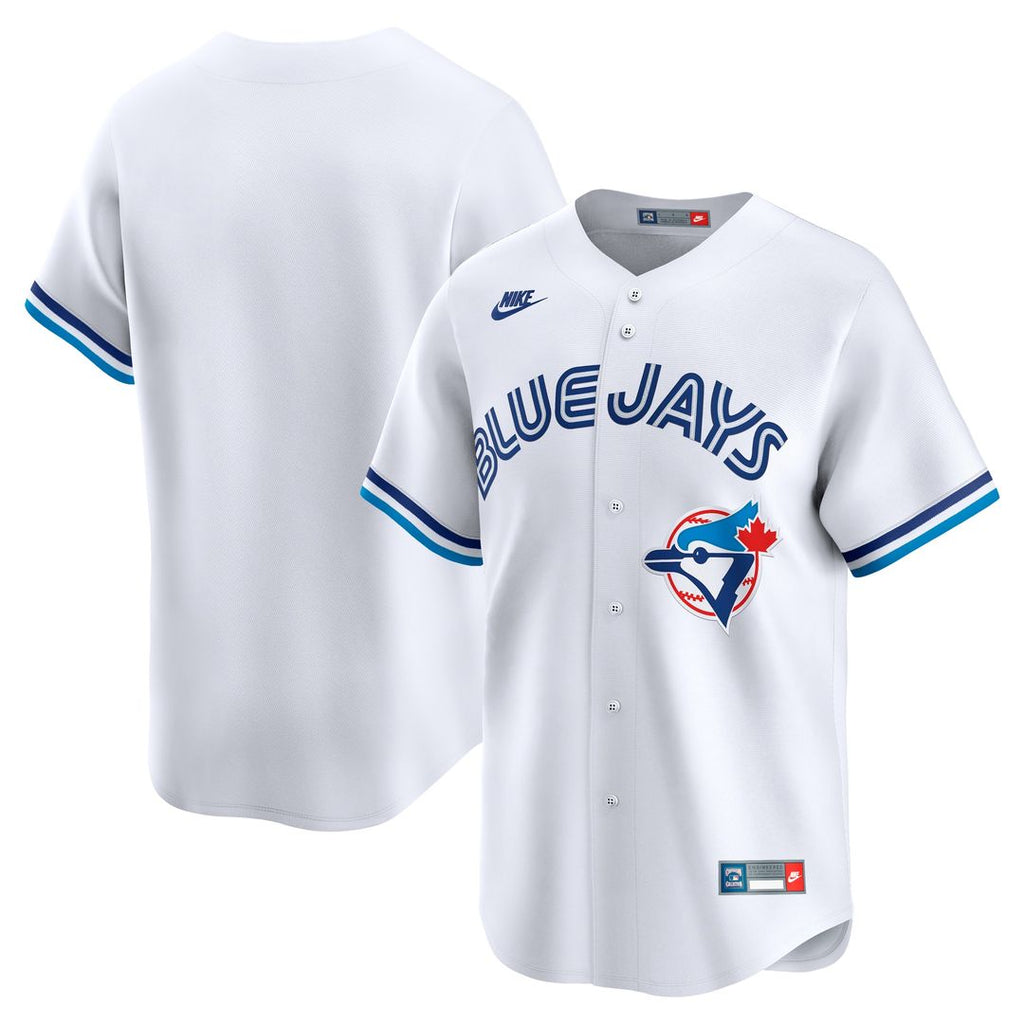 Toronto Blue Jays Nike Cooperstown Collection Limited Jersey - White Official MLB Team Apparel Baseball Fan Gear