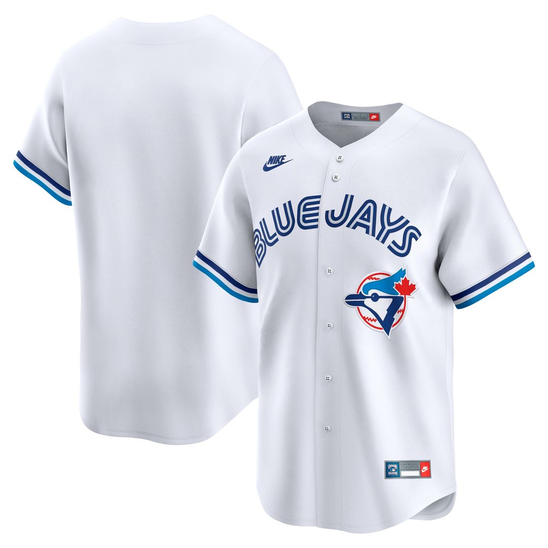 Toronto Blue Jays Nike Cooperstown Collection Limited Jersey - White Official MLB Team Apparel Baseball Fan Gear