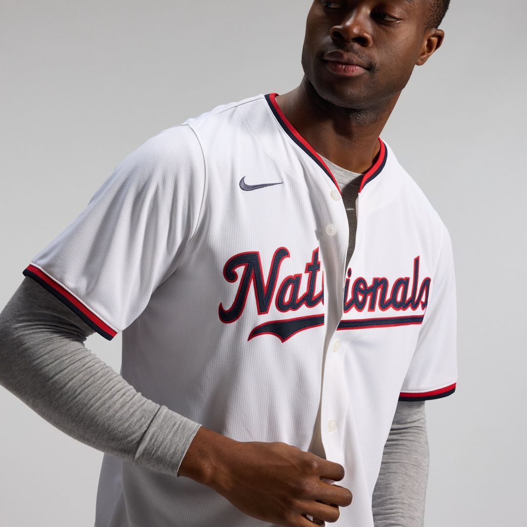 Washington Nationals Nike Home Limited Jersey - White Official MLB Team Apparel Baseball Fan Gear