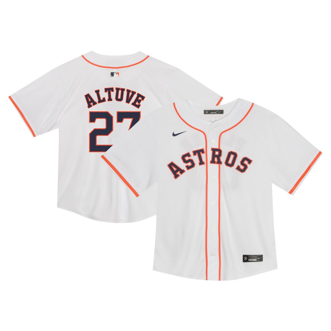 Jose Altuve Houston Astros Nike Toddler Game Jersey - White Official MLB Team Apparel Baseball Fan Gear