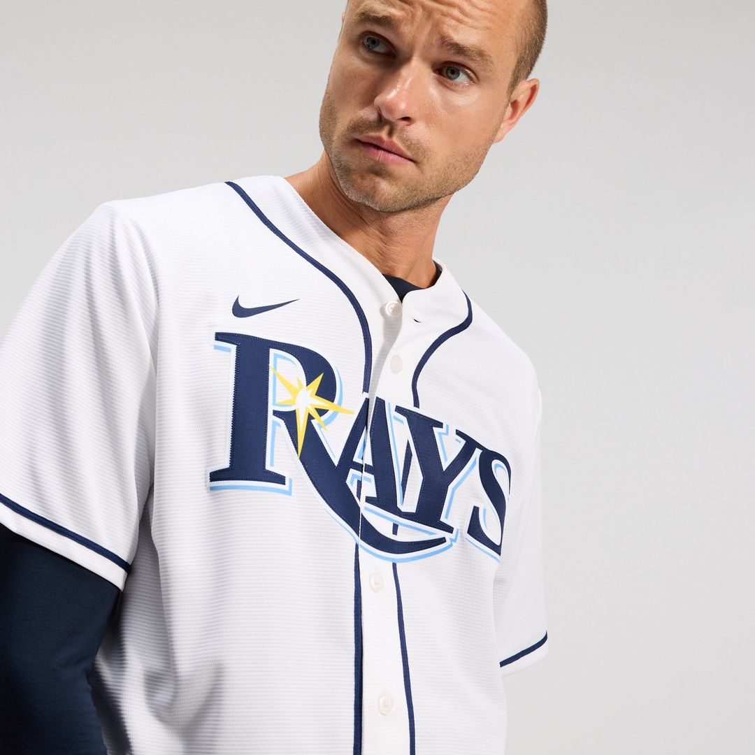 Yandy Díaz Tampa Bay Rays Nike Home Replica Jersey - White Official MLB Team Apparel Baseball Fan Gear
