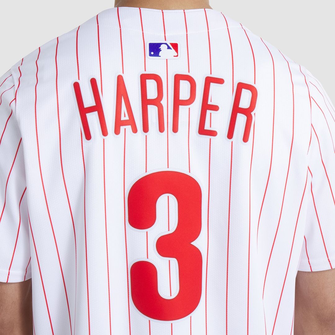 Bryce Harper Philadelphia Phillies Nike Alternate Limited Player Jersey - Light Blue Official MLB Team Apparel Baseball Fan Gear