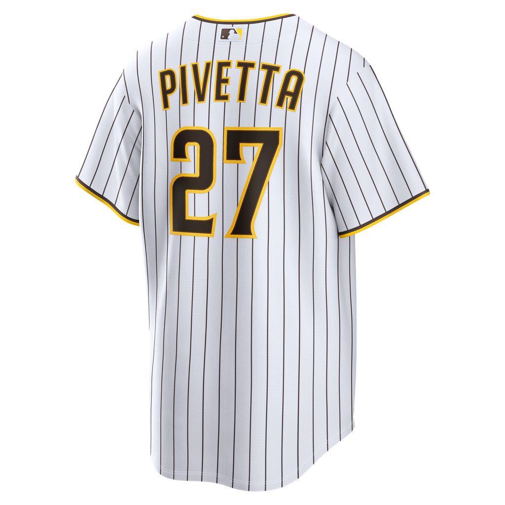 Nick Pivetta San Diego Padres Nike Home Replica Jersey - White Official MLB Team Apparel Baseball Fan Gear
