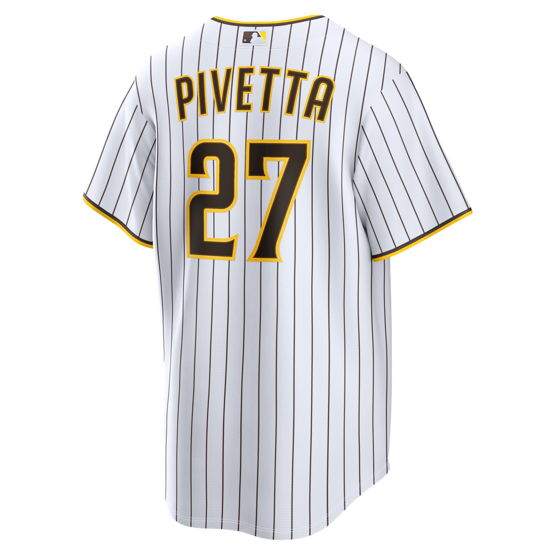 Nick Pivetta San Diego Padres Nike Home Replica Jersey - White Official MLB Team Apparel Baseball Fan Gear
