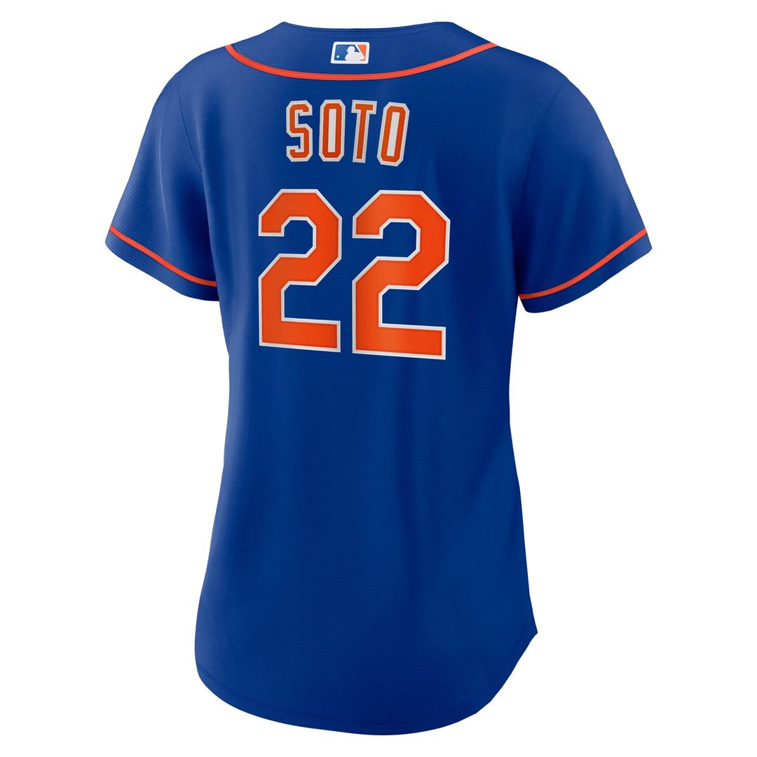 Juan Soto New York Mets Nike Women's Alternate Replica Baseball Jersey - Royal Official MLB Team Apparel Baseball Fan Gear