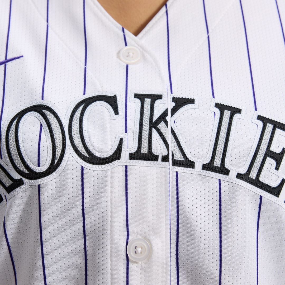 Colorado Rockies Nike Women's Home Limited Jersey - White Official MLB Team Apparel Baseball Fan Gear