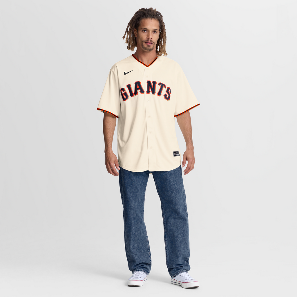 Bryce Eldridge San Francisco Giants Nike Home Replica Jersey - Cream Official MLB Team Apparel Baseball Fan Gear