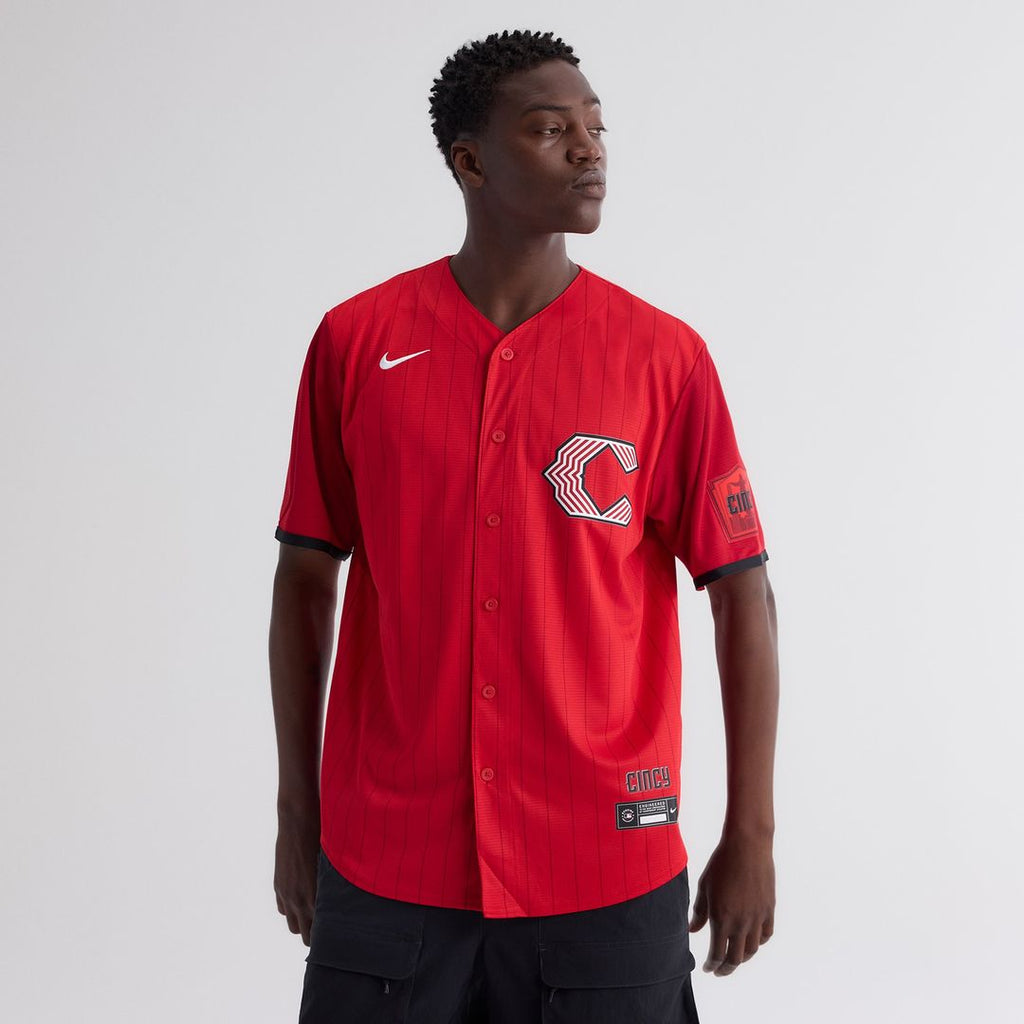 Cincinnati Reds Nike 2026 City Connect Stadium Jersey - Red Official MLB Team Apparel Baseball Fan Gear