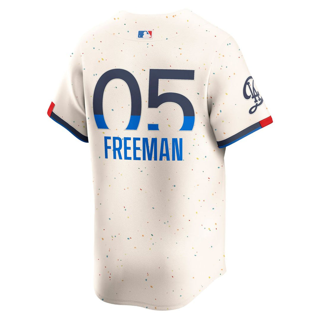 Freddie Freeman Los Angeles Dodgers Nike City Connect Limited Player Jersey - Cream Official MLB Team Apparel Baseball Fan Gear