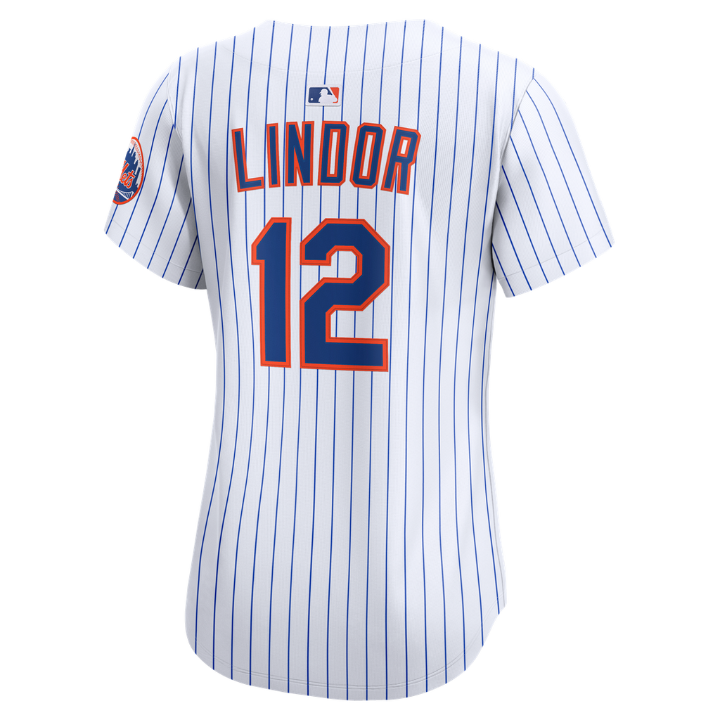 Francisco Lindor New York Mets Nike Women's Home Limited Jersey - White Official MLB Team Apparel Baseball Fan Gear
