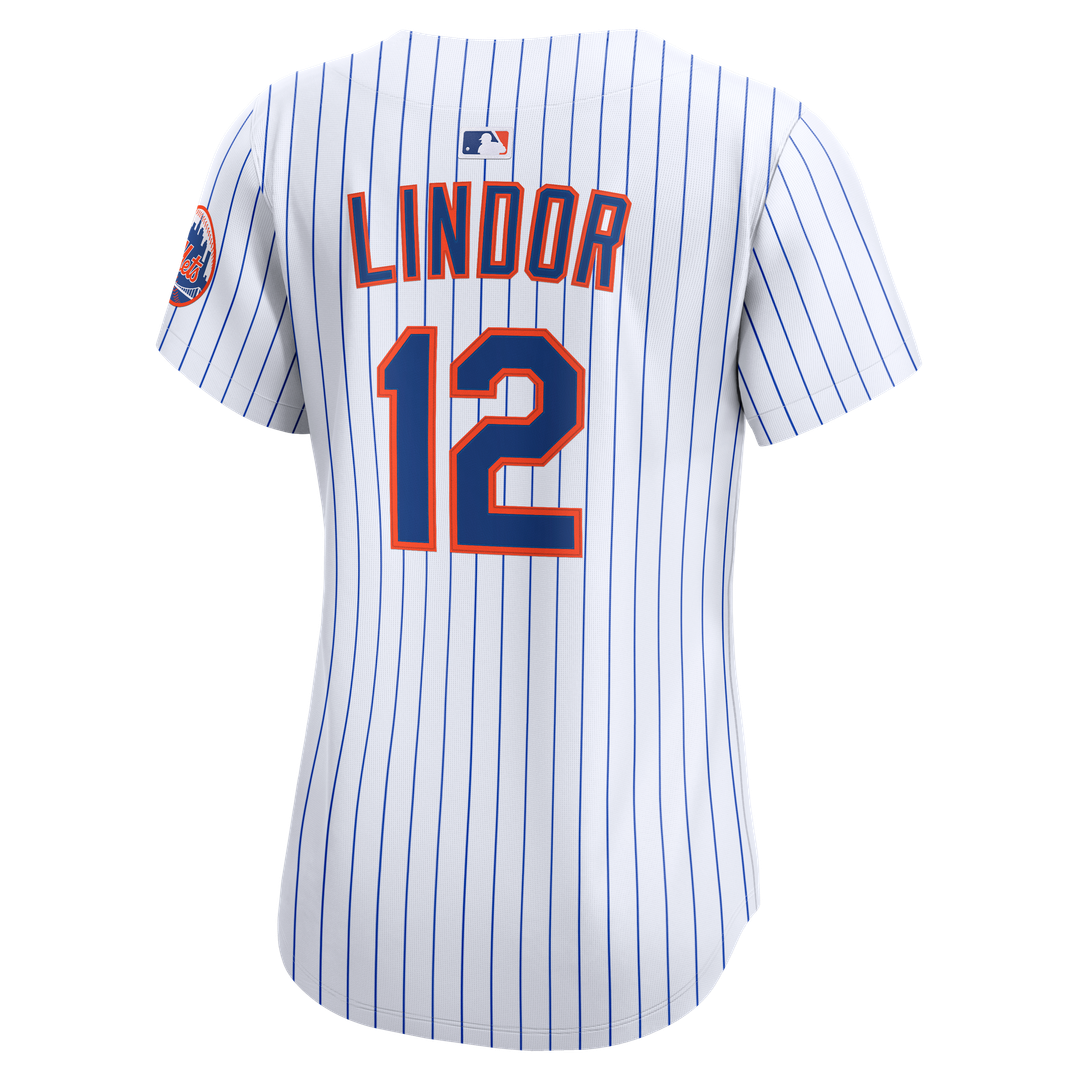 Francisco Lindor New York Mets Nike Women's Home Limited Jersey - White Official MLB Team Apparel Baseball Fan Gear