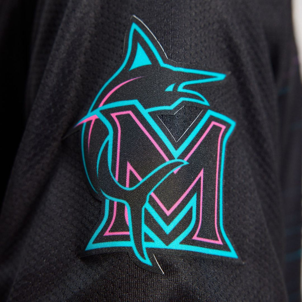 Miami Marlins Nike Women's 2025 City Connect Limited Jersey - Black Official MLB Team Apparel Baseball Fan Gear
