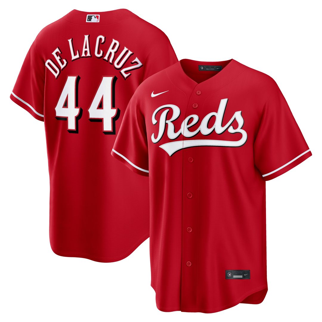 Elly De La Cruz Cincinnati Reds Nike Alternate Replica Jersey - Red Official MLB Team Apparel Baseball Fan Gear