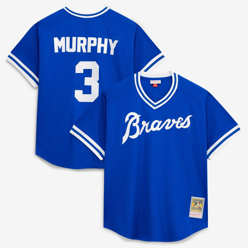 Dale Murphy Atlanta Braves Mitchell & Ness Authentic Batting Practice Jersey - Royal Official MLB Team Apparel Baseball Fan Gear