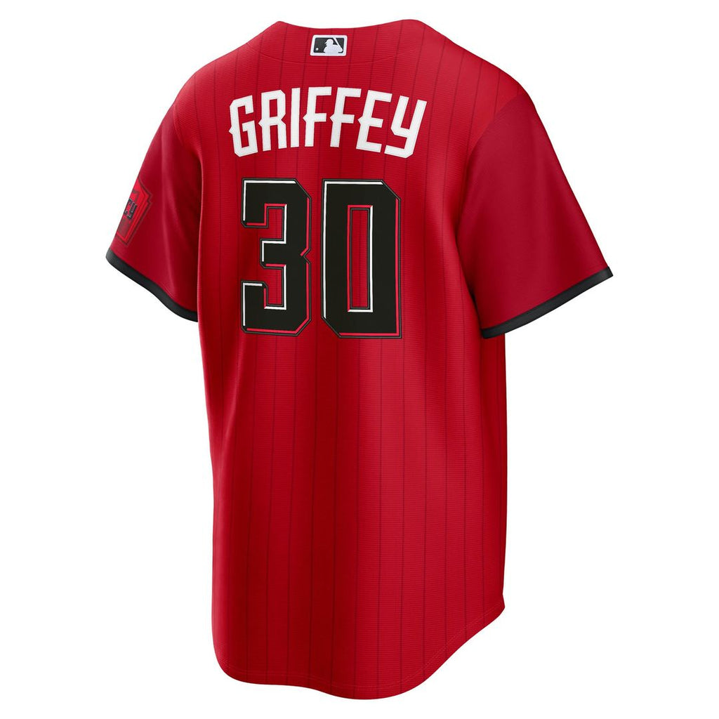 Ken Griffey Jr. Cincinnati Reds Nike 2026 City Connect Stadium Jersey - Red Official MLB Team Apparel Baseball Fan Gear