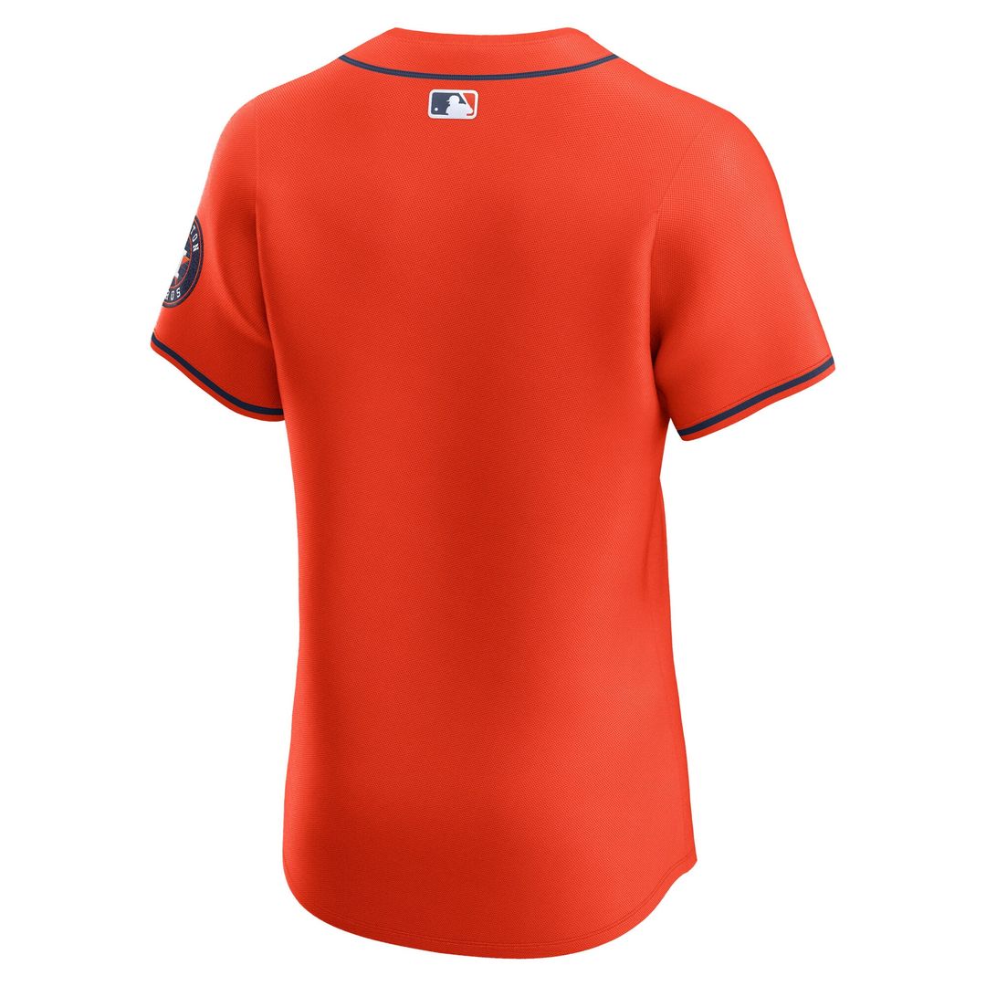 Houston Astros Nike Alternate Elite Jersey - Orange Official MLB Team Apparel Baseball Fan Gear