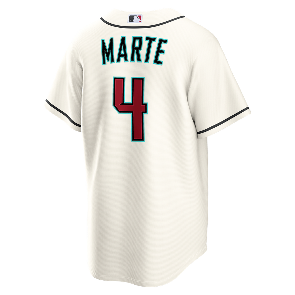 Ketel Marte Arizona Diamondbacks Nike Home Replica Jersey - Cream Official MLB Team Apparel Baseball Fan Gear