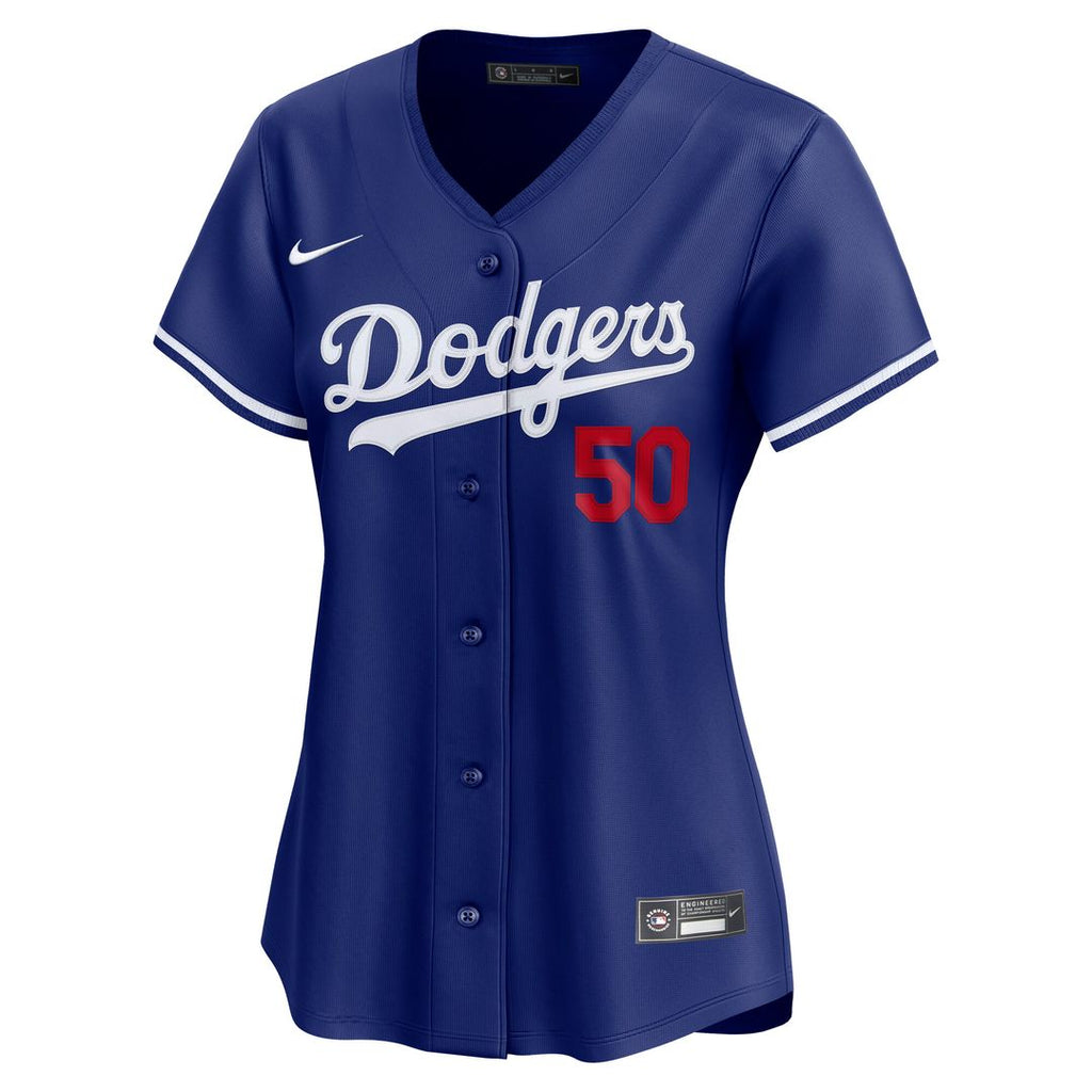 Mookie Betts Los Angeles Dodgers Nike Women's Alternate 2 Limited Player Jersey - Royal Official MLB Team Apparel Baseball Fan Gear