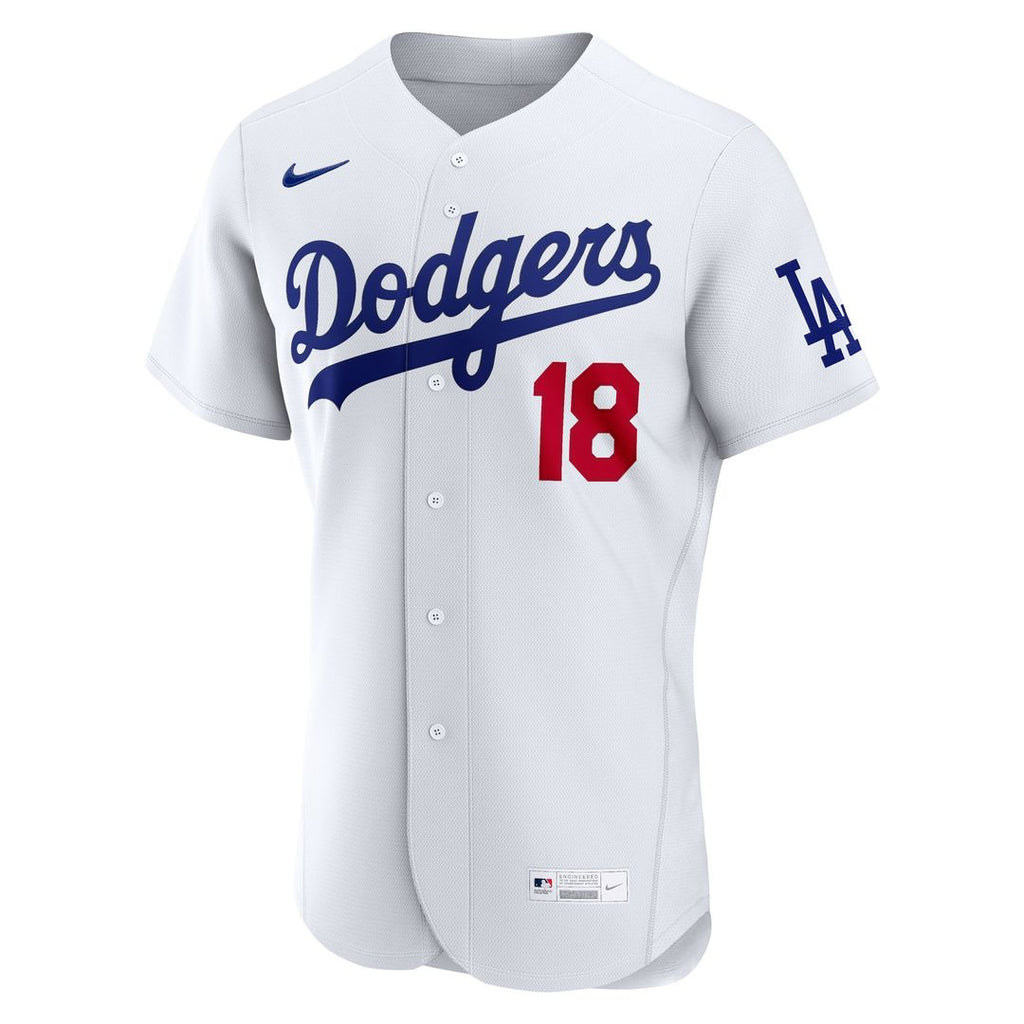 Yoshinobu Yamamoto Los Angeles Dodgers Nike Home Authentic Jersey - White Official MLB Team Apparel Baseball Fan Gear