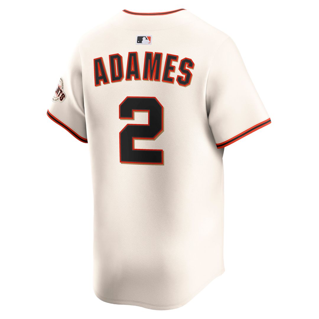 Willy Adames San Francisco Giants Nike Home Limited Player Jersey - Cream Official MLB Team Apparel Baseball Fan Gear