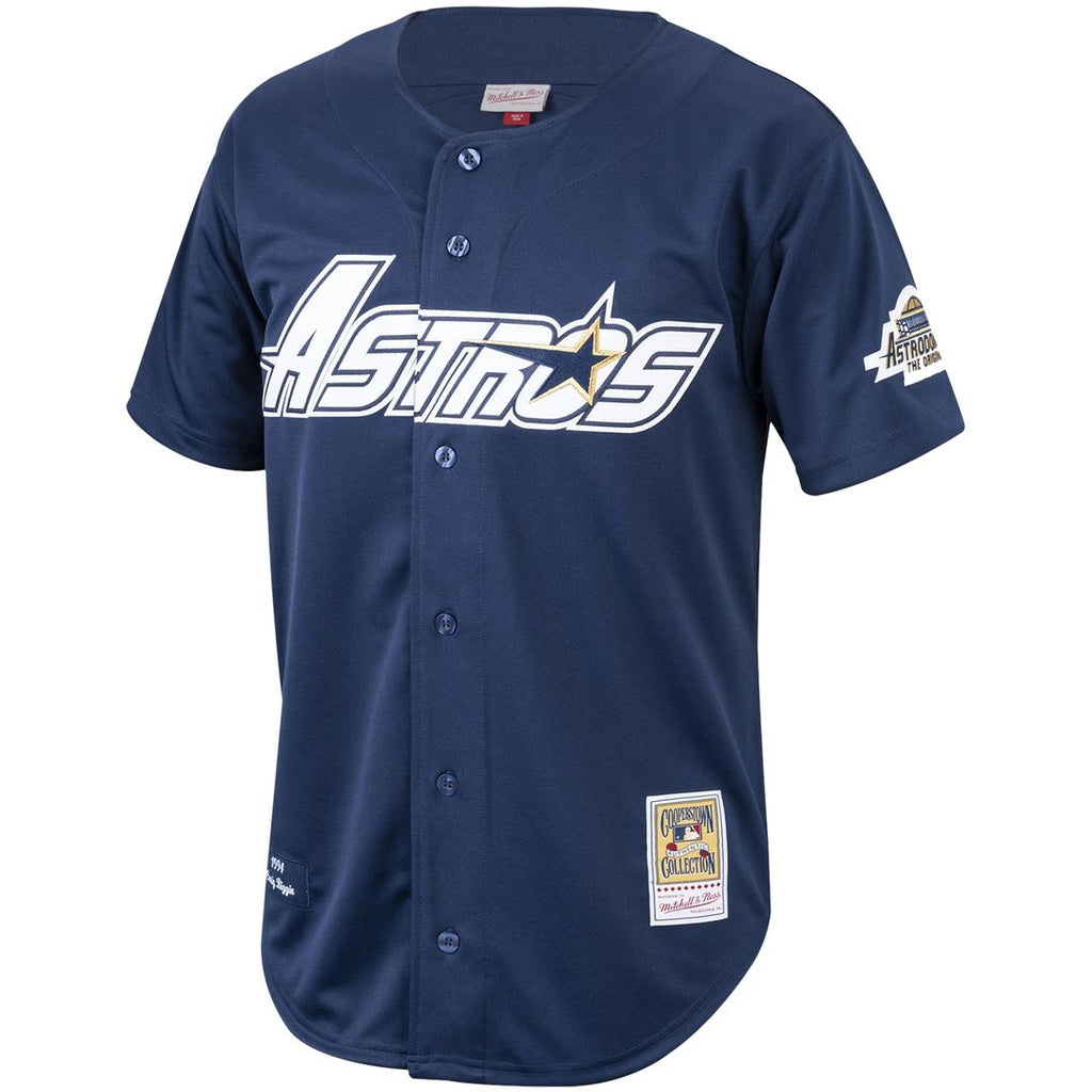 Craig Biggio Houston Astros Mitchell & Ness Cooperstown Collection 1994 Authentic Jersey - Navy Official MLB Team Apparel Baseball Fan Gear