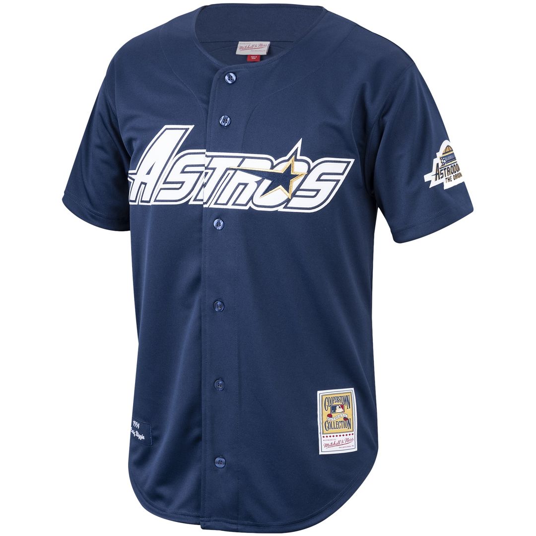 Craig Biggio Houston Astros Mitchell & Ness Cooperstown Collection 1994 Authentic Jersey - Navy Official MLB Team Apparel Baseball Fan Gear