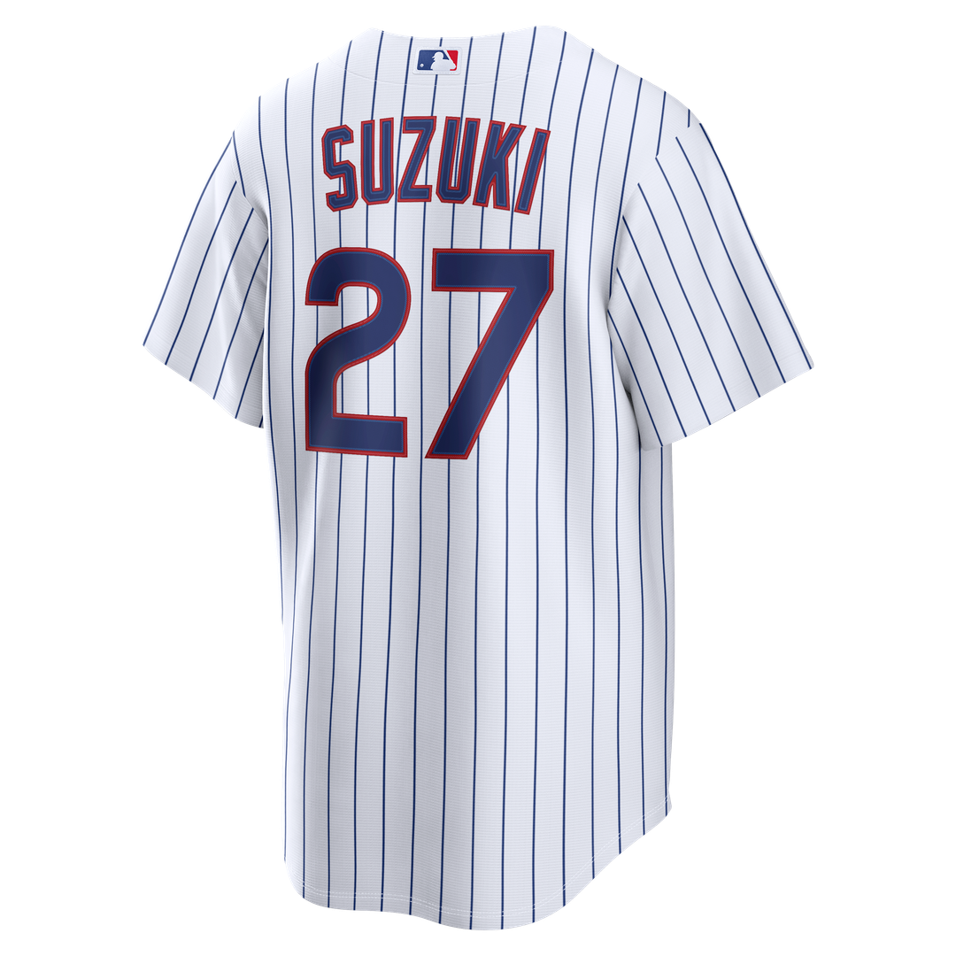 Seiya Suzuki Chicago Cubs Nike Home Replica Jersey - White Official MLB Team Apparel Baseball Fan Gear