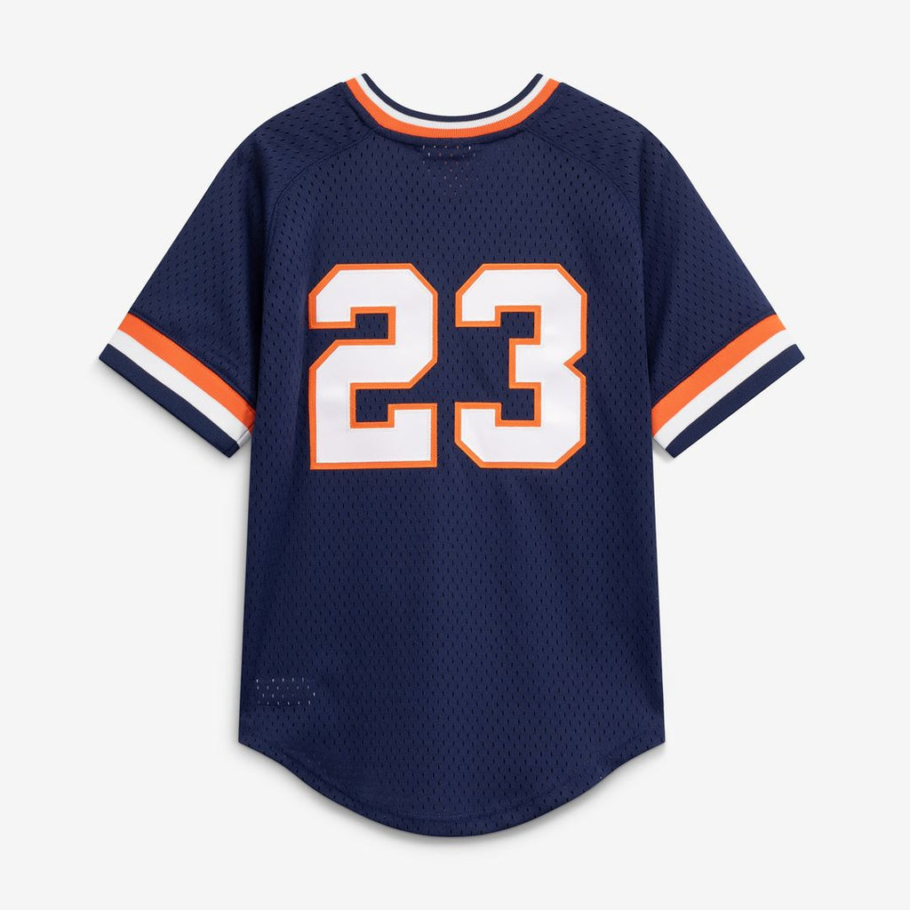 Kirk Gibson Detroit Tigers Mitchell & Ness Youth Cooperstown Collection Mesh Batting Practice Jersey - Navy Official MLB Team Apparel Baseball Fan Gea