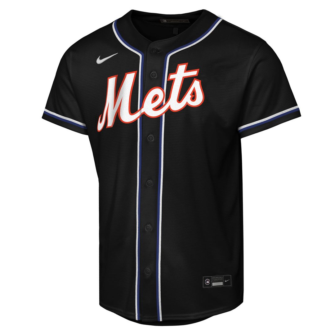 Juan Soto New York Mets Nike Youth Fashion Replica Player Jersey - Black Official MLB Team Apparel Baseball Fan Gear