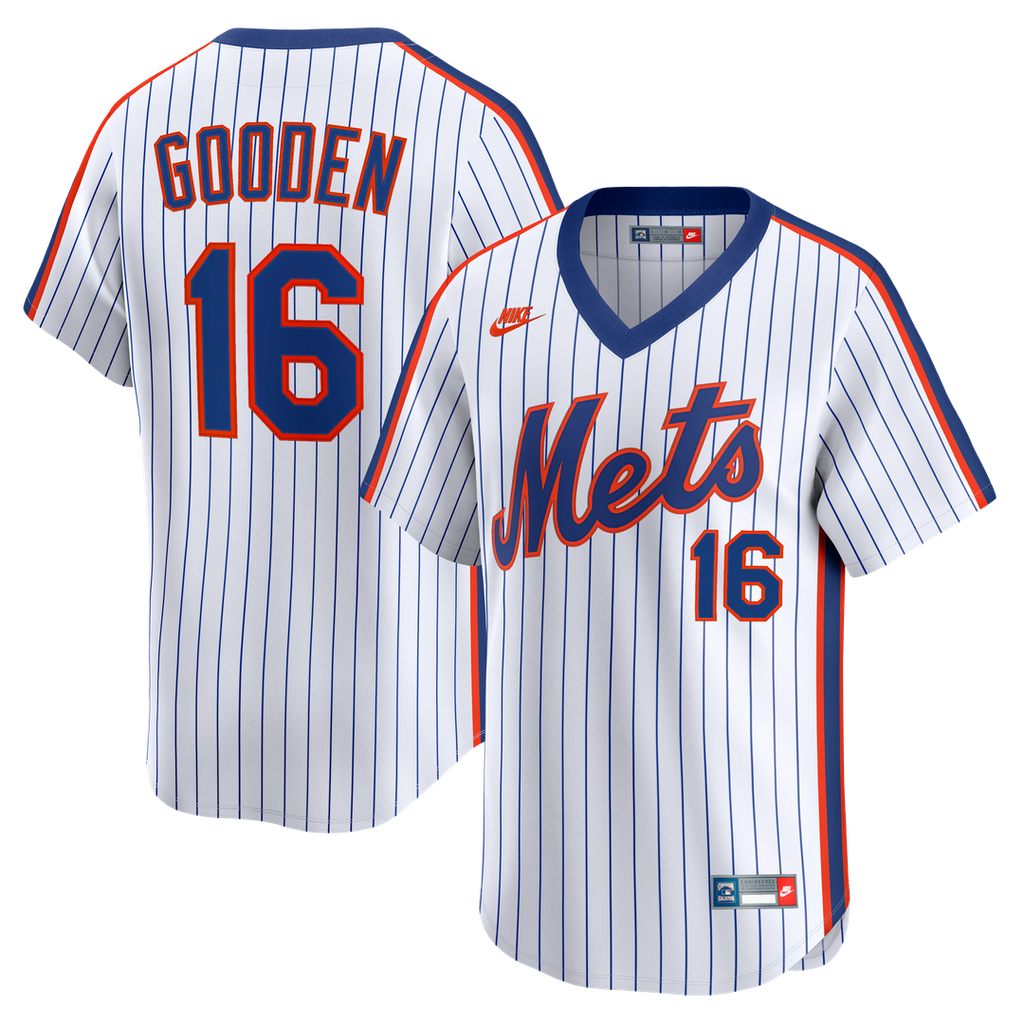 Dwight Gooden New York Mets Nike Cooperstown Collection Limited Jersey - White Official MLB Team Apparel Baseball Fan Gear