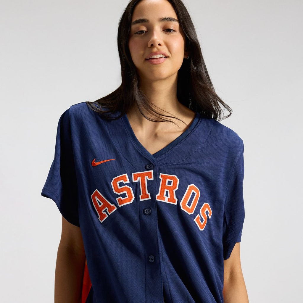 Jose Altuve Houston Astros Nike Women's Alternate Limited Player Jersey – Navy Official MLB Team Apparel Baseball Fan Gear