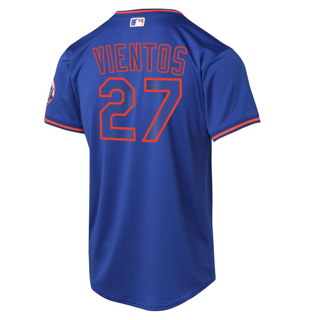 Mark Vientos New York Mets Nike Youth Alternate 2 Limited Jersey – Royal Official MLB Team Apparel Baseball Fan Gear