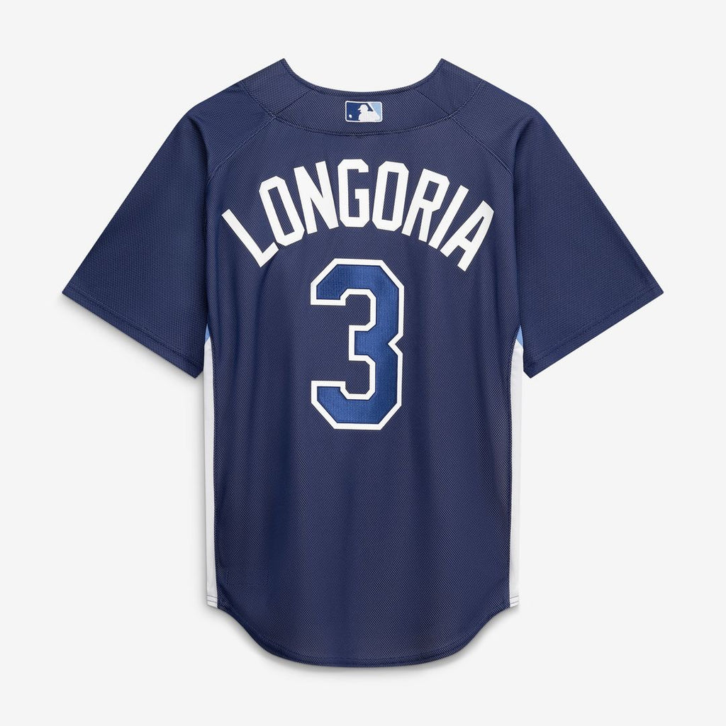 Evan Longoria Tampa Bay Rays Mitchell & Ness Authentic Batting Practice Jersey - Navy Official MLB Team Apparel Baseball Fan Gear