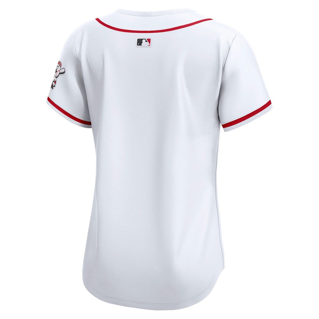 Cincinnati Reds Nike Women's Home Limited Jersey - White Official MLB Team Apparel Baseball Fan Gear